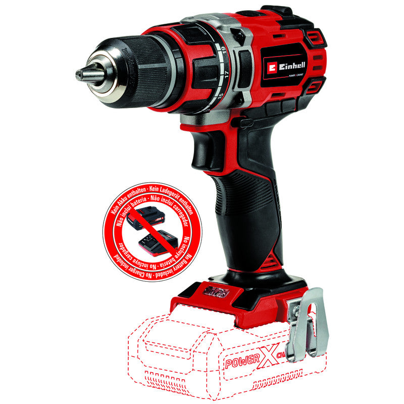Professional Perceuse Visseuse sans fil 18V 50Nm Brushless EINHELL TE-CD 18/50 Li BL Solo Power X-Change (vendu sans batterie)