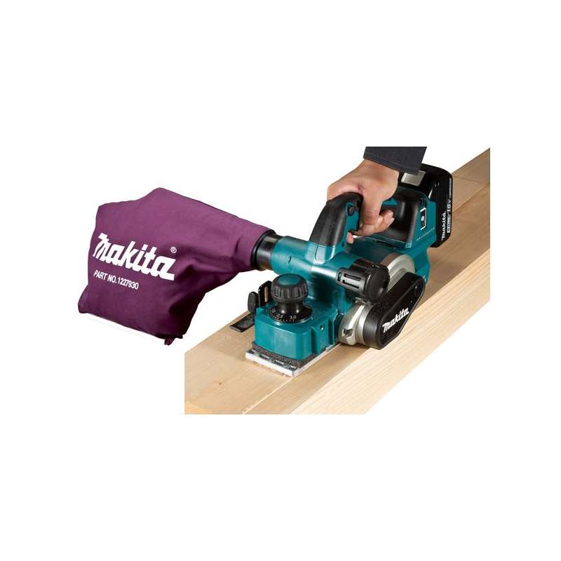 Rabot MAKITA DKP181ZJ 18V Li-Ion 82mm ((vendu sans batterie) avec Coffret MakPac)