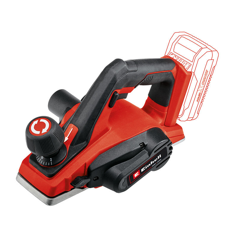 Rabot sans fil 18V Larg. 82mm EINHELL TE-PL 18/82 Li - Solo Power X-Change (vendu sans batterie)
