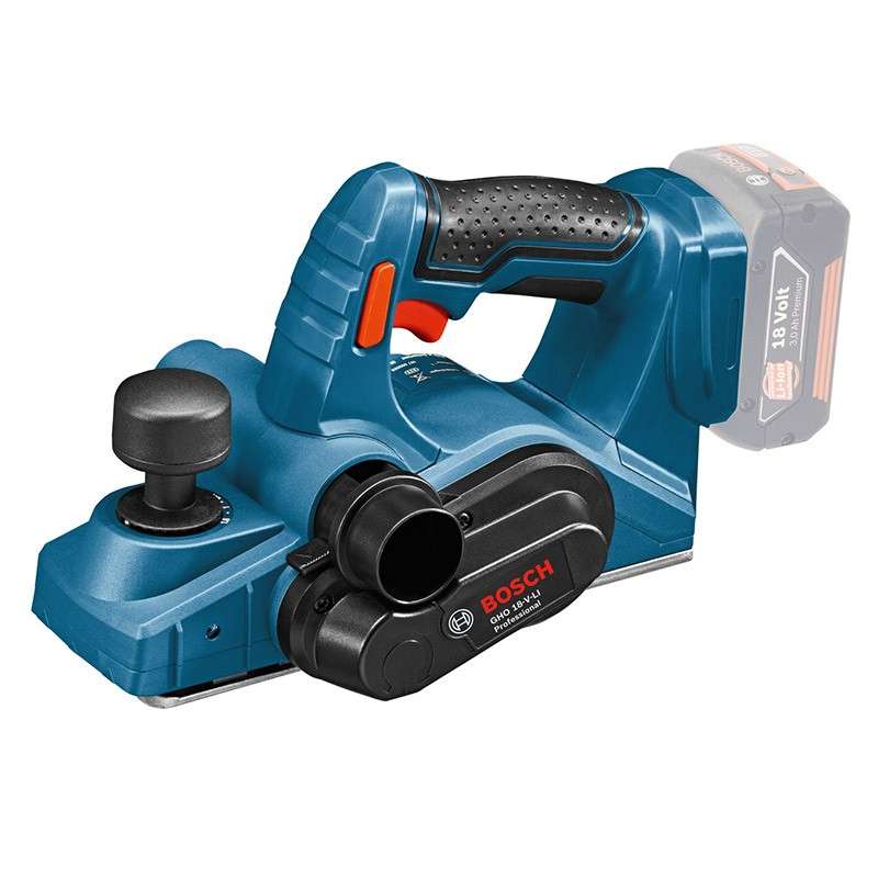 Rabot sans-fil BOSCH 06015A0300 - GHO 18 V-LI Professional + L-Boxx (vendu sans batterie)