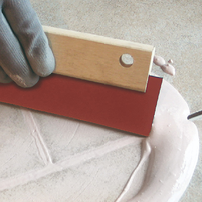 Raclette manche bois lame caoutchouc dur MEJIX 180220 - 440 mm