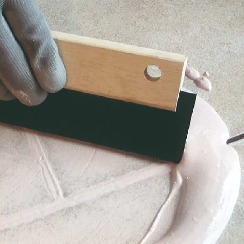 Raclette manche bois lame caoutchouc MEJIX 180214 - 400 mm