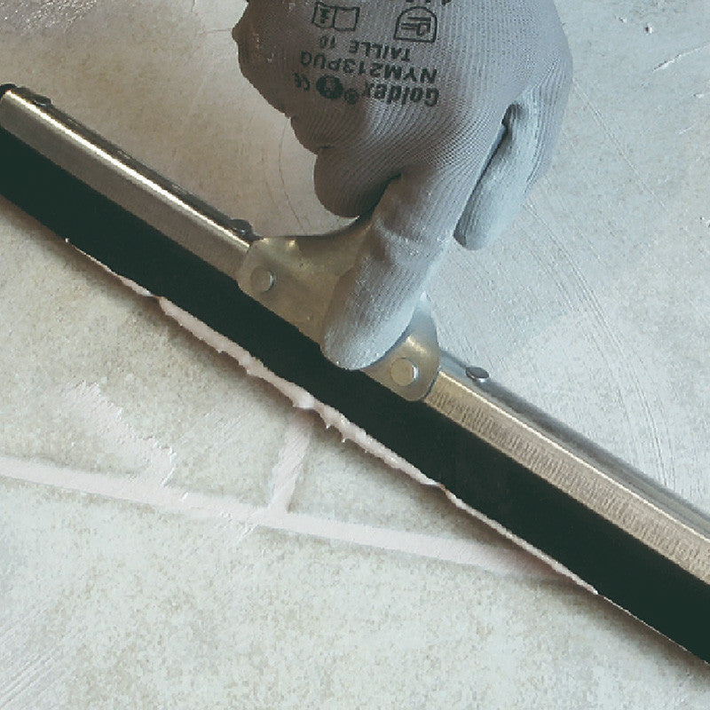 Raclette métallique 2 lames mousse MEJIX 180227 - 440 mm