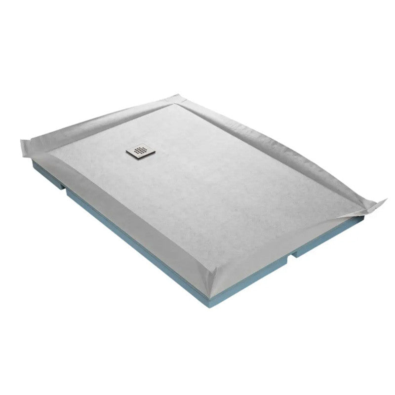 Receveur à carreler 150x100cm MARMOX RC150100FLAT - Avec grille carrée centrée