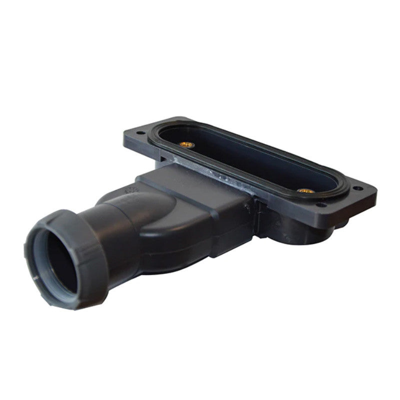 Receveur à carreler 185x100cm MARMOX RC185100MONO - Mono pente - Avec grille caniveau inox excentrée