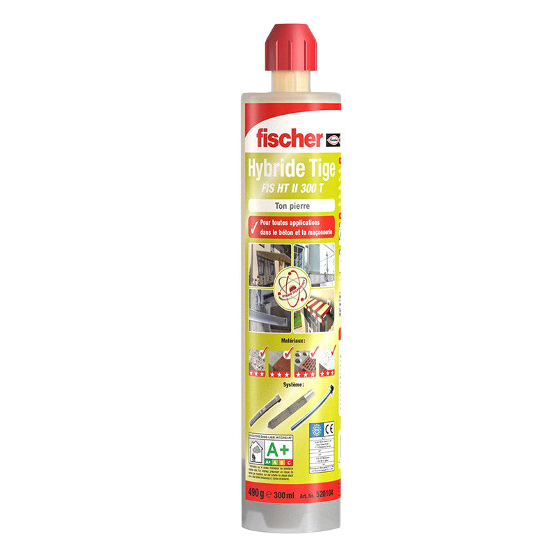 Résine hybride FIS HT 300T Ton Gris FISCHER