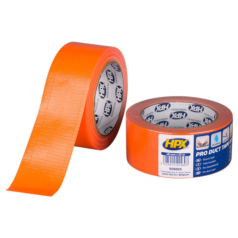 Ruban adhésif renforcé orange HPX Pro EO5025 - 48 mm x 25m