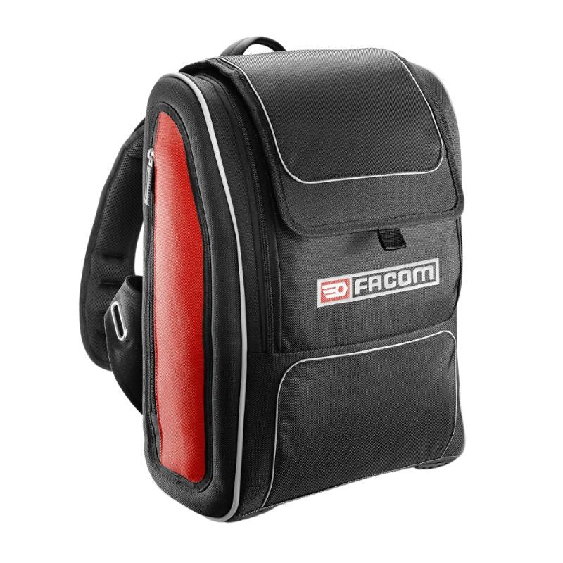 Sac à dos compact et modulaire FACOM BS.MCBPB - noir et rouge - 30x18x48cm