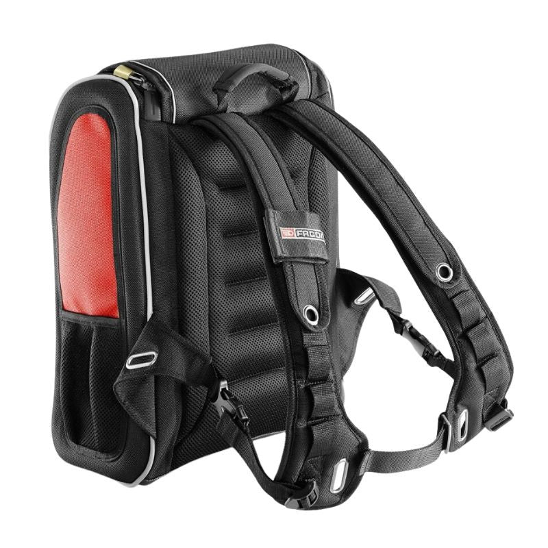 Sac à dos compact et modulaire FACOM BS.MCBPB - noir et rouge - 30x18x48cm