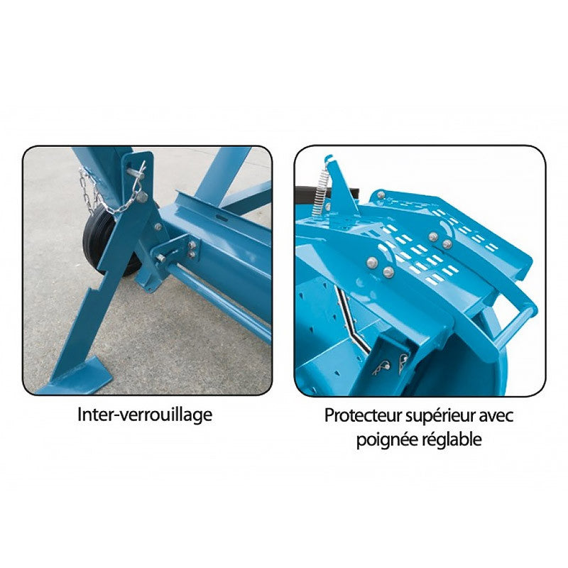 Scie à bûche LEMAN LOSAB601LC lame carbure 600 mm