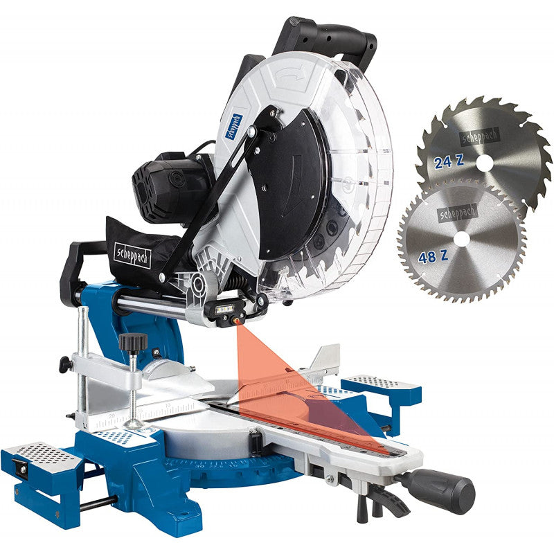 Scie à onglet radiale SCHEPPACH HM140L 305 mm 2000W