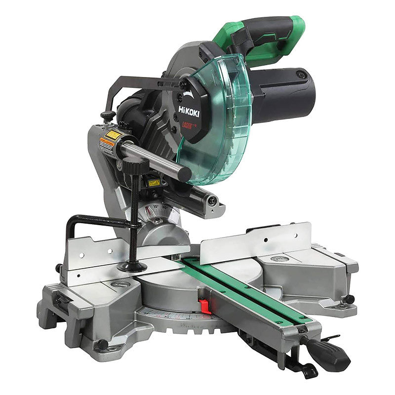 Scie à onglets radiale HIKOKI C8FSHGWAZ avec laser 1100 W 216 mm