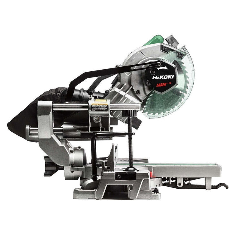 Scie à onglets radiale HIKOKI C8FSHGWAZ avec laser 1100 W 216 mm