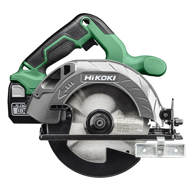 Scie circulaire 18V HKOKI C1806DAWRZ 2 x 5,0Ah Ø 165mm 57mm