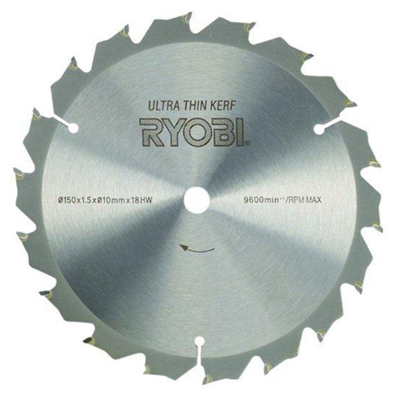 Scie circulaire 18V One+ RYOBI RWSL1801M Ø150 mm - 4700 tr/min(vendu sans batterie)