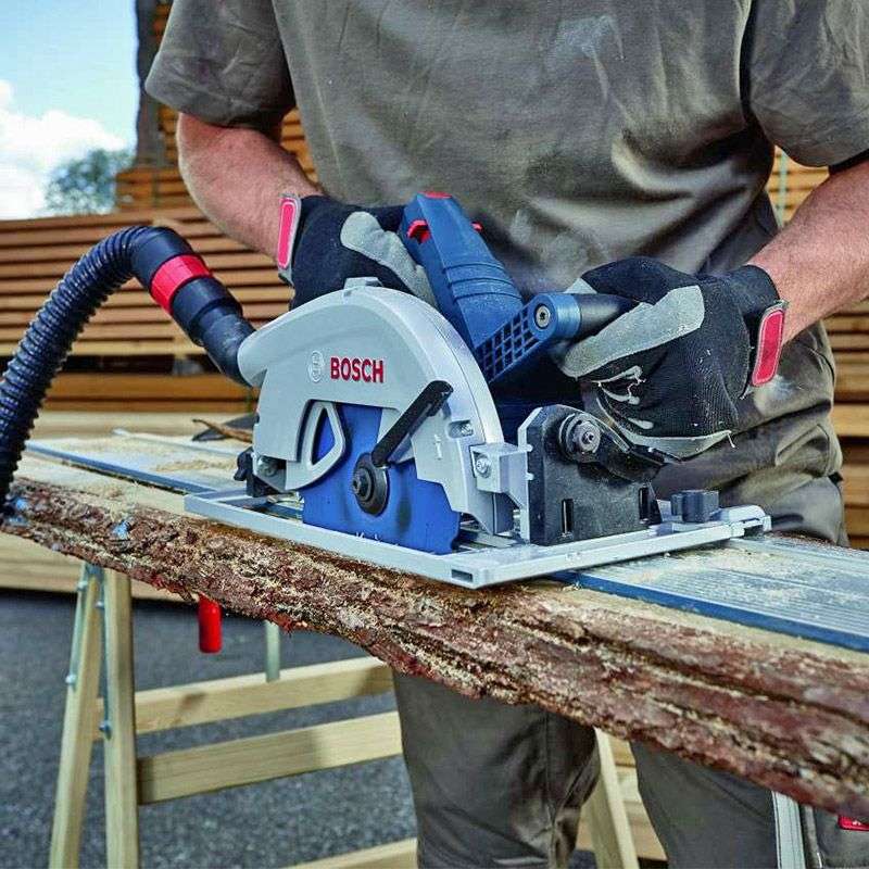 Scie circulaire sans fil BITURBO BOSCH GKS 18V-68 GC Professional en L-Boxx (2x8Ah)