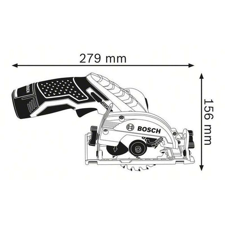 Scie circulaire sans fil BOSCH 06016A1001 - GKS 12V-26 Professional 12V (vendu sans batterie)