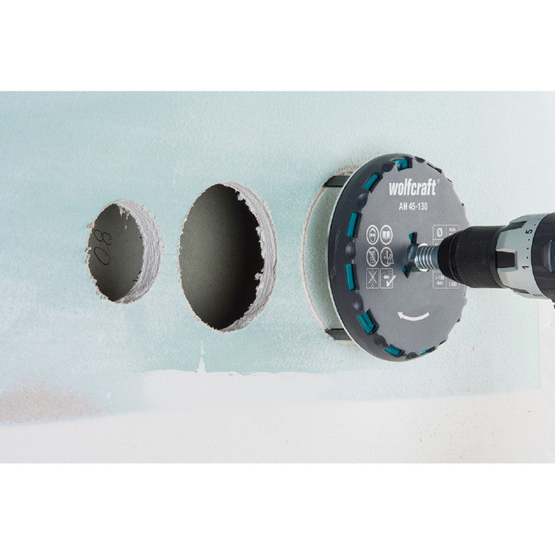 Scie cloche réglable WOLFCRAFT 5978000 Ø45-130 mm