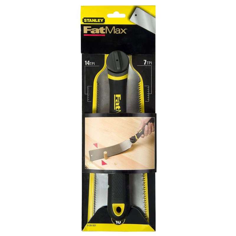 Scie japonaise STANLEY 0-20-501 fine/grosse FATMAX 600 mm
