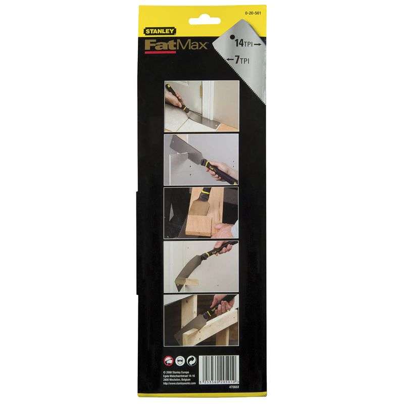 Scie japonaise STANLEY 0-20-501 fine/grosse FATMAX 600 mm