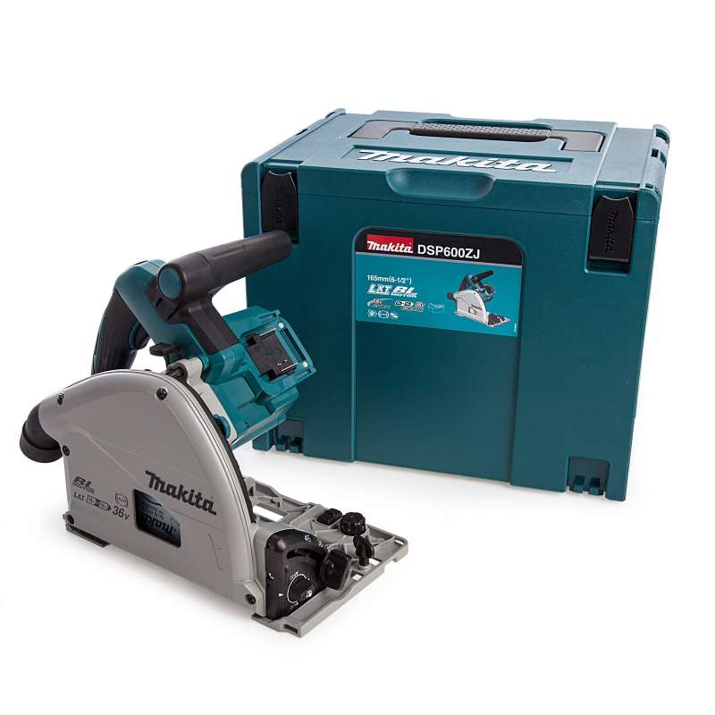 Scie plongeante MAKITA DSP600ZJ (2x18V) LXT 165mm (vendu sans batterie)
