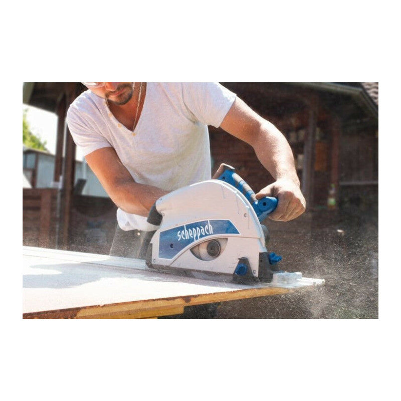 Scie plongeante professionnelle + rail SCHEPPACH 5901804901-901 PL75 210mm