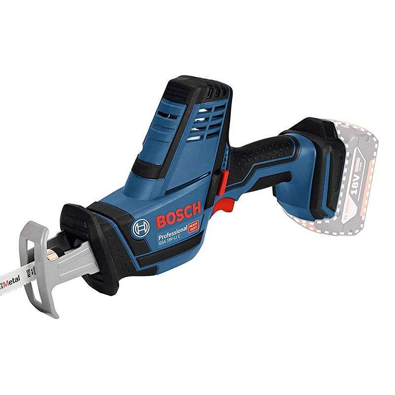 Scie Sabre sans fil BOSCH 06016A5001 GSA 18 V-LI C Professional (vendu sans batterie) + L-Boxx