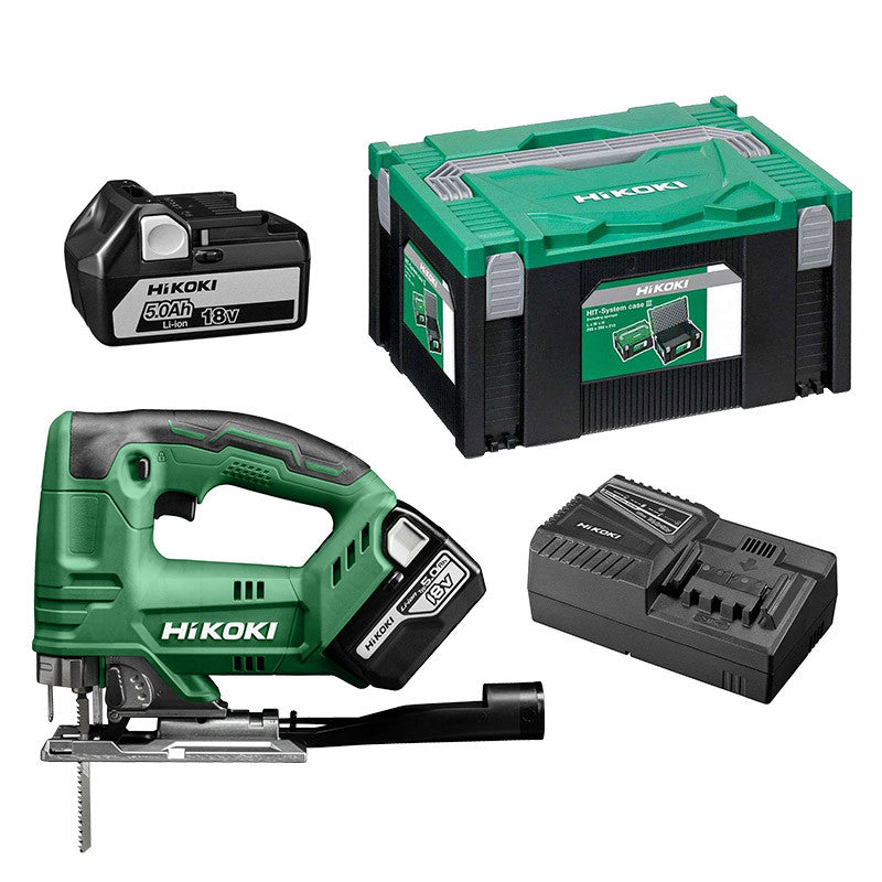 Scie sauteuse 18V HIKOKI CJ18DAWPZ 2 x 5,0Ah en coffret