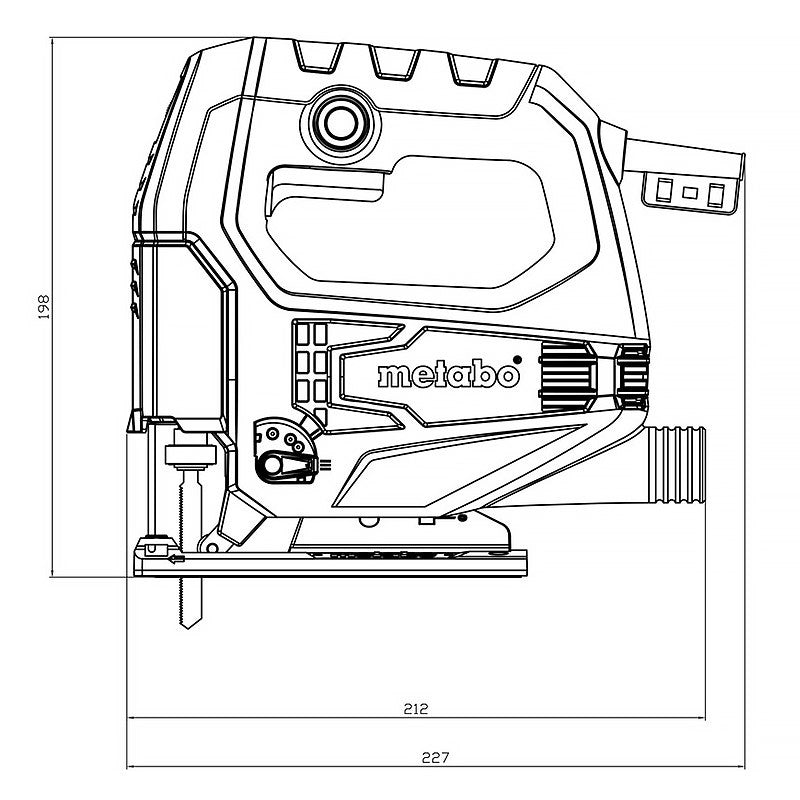 Scie sauteuse METABO STEB 65 QUICK 601030500 - 450W