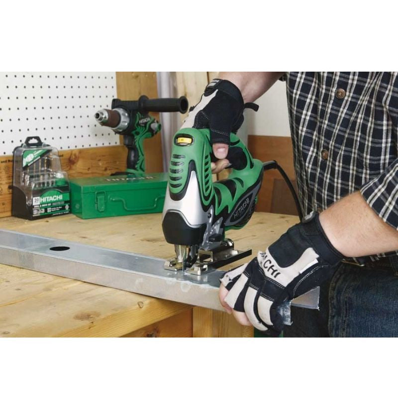 Scie sauteuse pendulaire HITACHI - HIKOKI CJ110MVLCZ 110mm 720W, courses 26mm, poignée en D en coffret