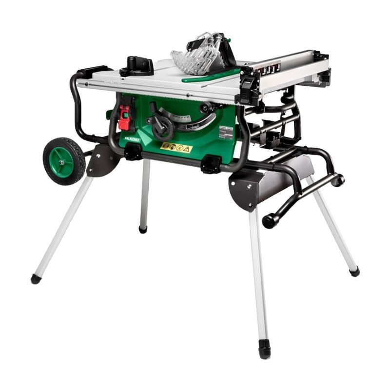 Scie sur table 254 mm HIKOKI C10RJWAZ 1500W avec support rabattable