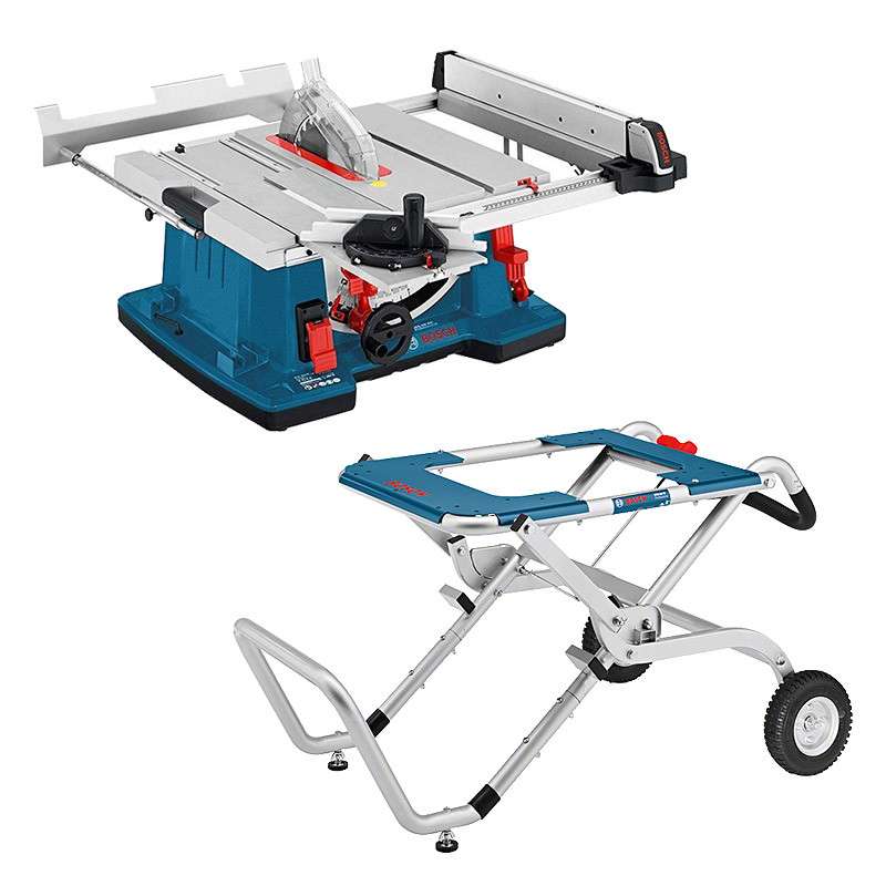 Scie sur Table BOSCH GTS 10 XC Professional Ø 254mm 2000W + Support de travail BOSCH GTA 60 W Professional