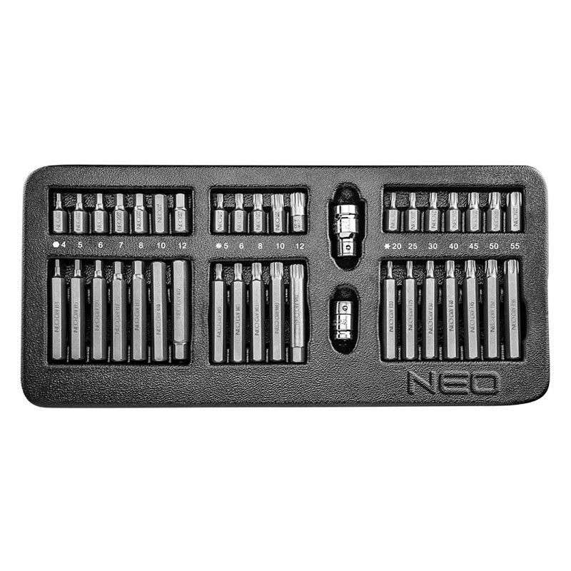 Servante d'atelier équipée 129 pc + 10 inserts NEO TOOLS 84-222+G