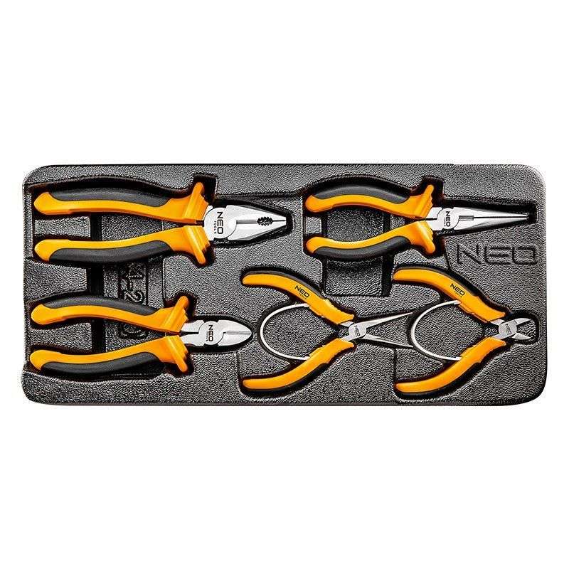 Servante d'atelier équipée 129 pc + 10 inserts NEO TOOLS 84-222+G