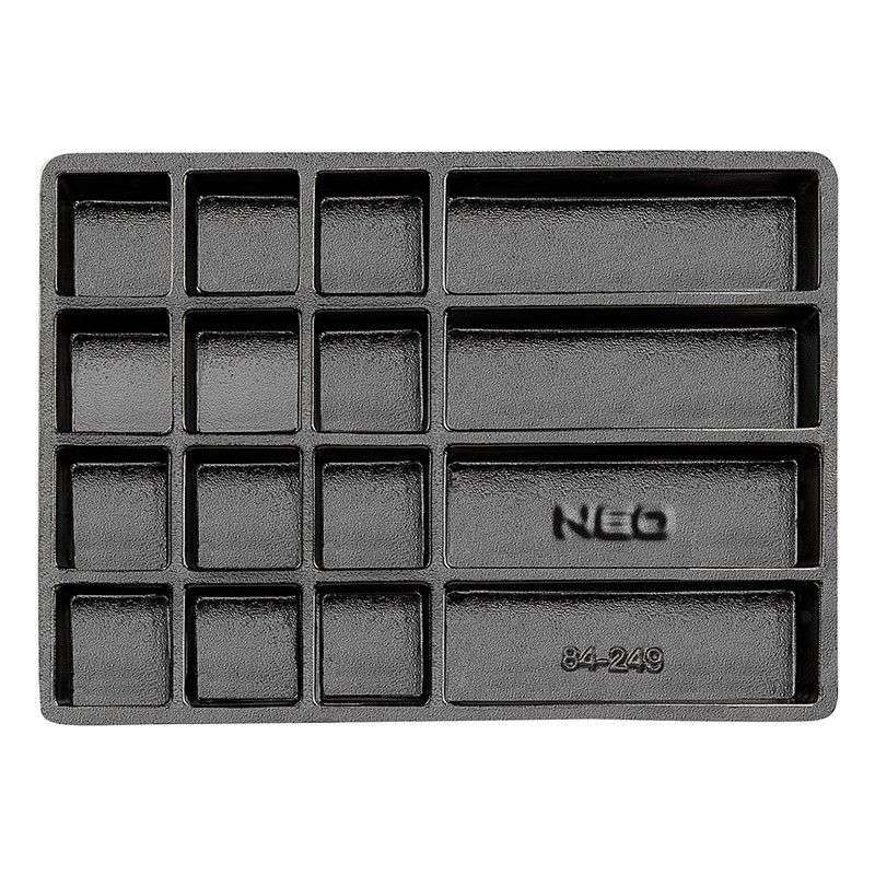 Servante d'atelier équipée 129 pc + 10 inserts NEO TOOLS 84-222+G