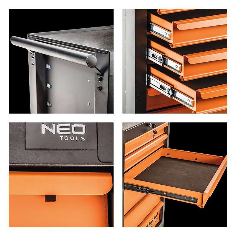Servante d'atelier vide 7 tiroirs NEO TOOLS 84-222