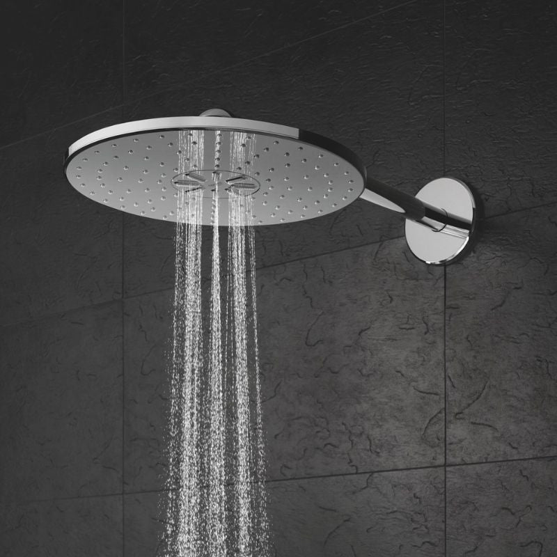 Set de douche GROHE 26477000 - tête RAINSHOWER SMARTACTIVE 310 + bras 14,2 cm + douchette 2 jets