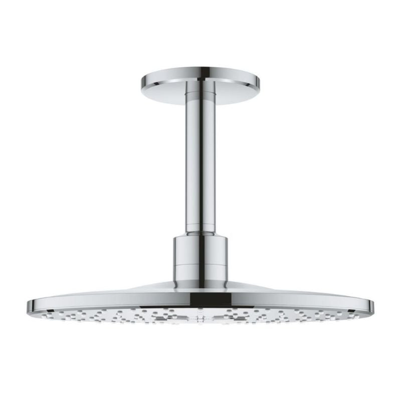 Set de douche GROHE 26477000 - tête RAINSHOWER SMARTACTIVE 310 + bras 14,2 cm + douchette 2 jets