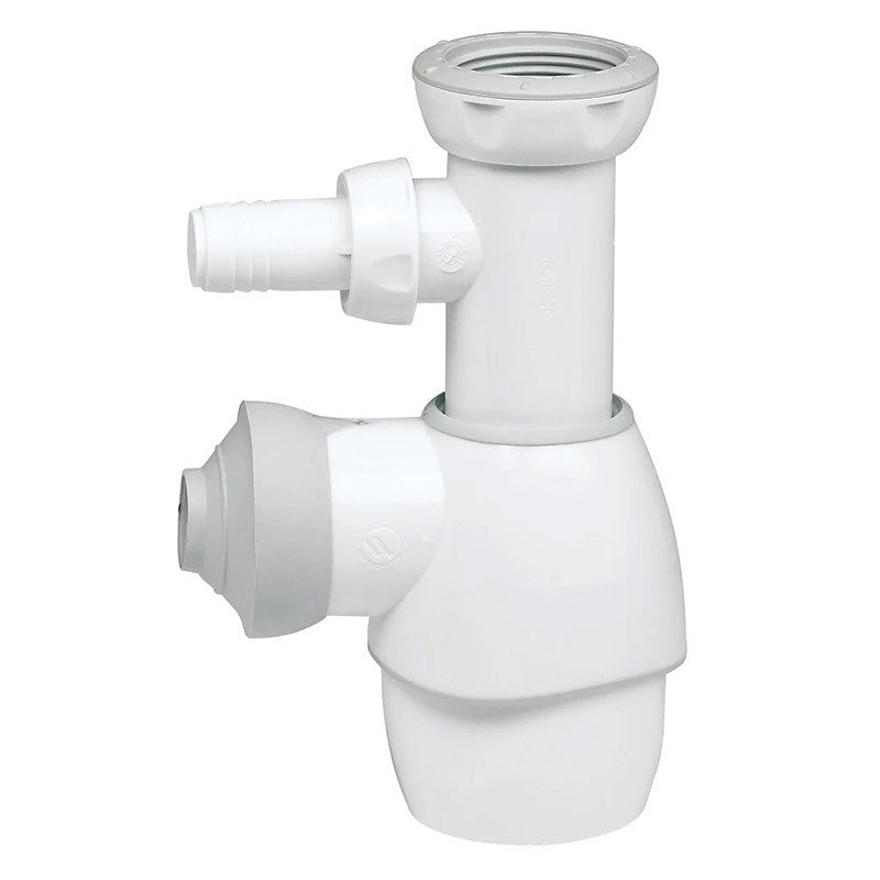 Siphon universel WIRQUIN 5078527 - TOUT EN 1 - prise machine à laver - réglable en hauteur