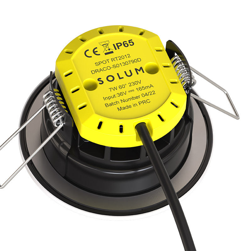 Spot LED SOLUM DRACO RT2012 RE2020 à détecteur IR de mouvement intégré