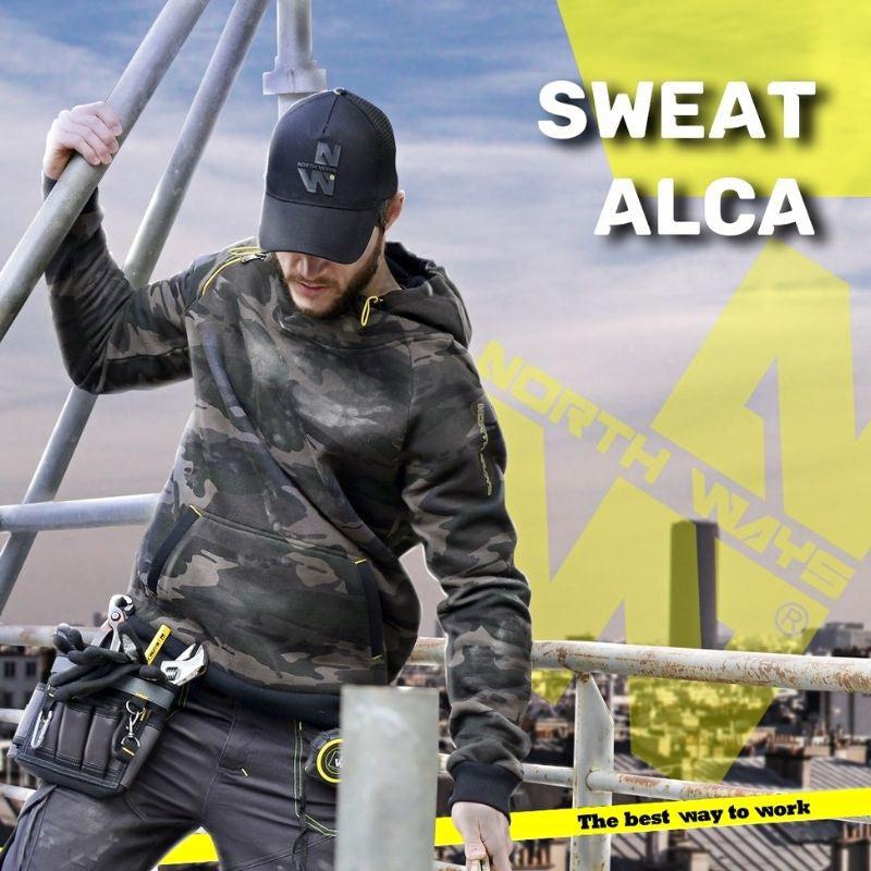 Sweat à capuche de travail ALCA NORTH WAYS