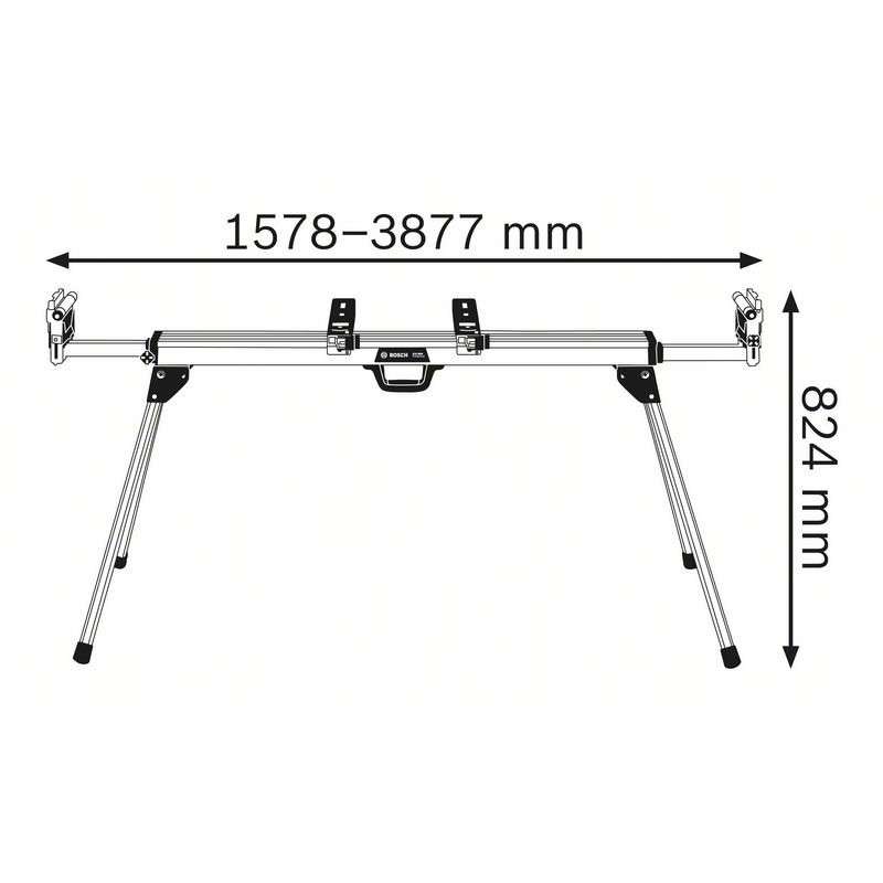 Table de travail BOSCH 0601B24000 - GTA 3800 Professional