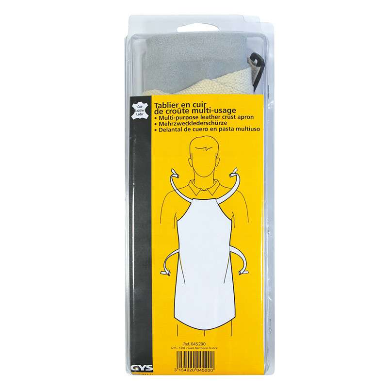 Tablier en cuir de croûte multi-usage GYS 045200