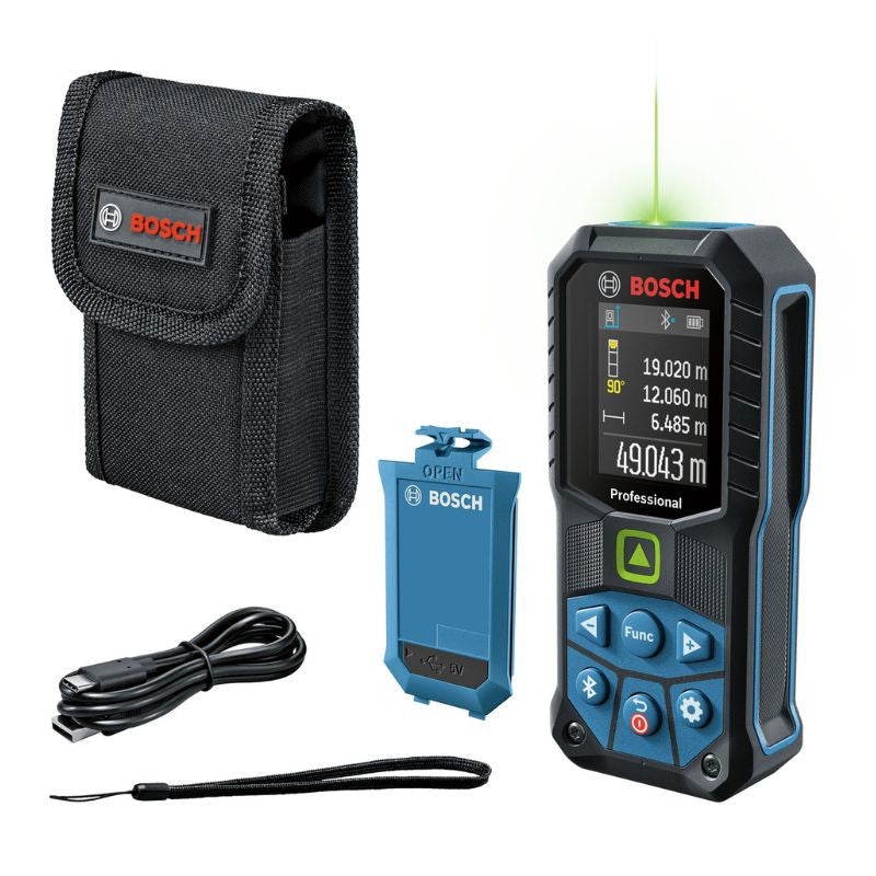Télémètre laser BOSCH 0601072U01 - GLM 50-27 CG Bluetooth avec batterie Li-ion BA 3.7V 1.0Ah A