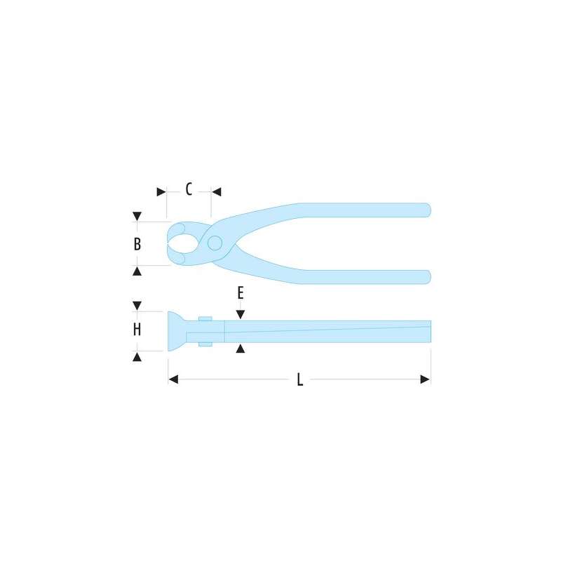 Tenaille russe FACOM 495A.25ELPB 250mm