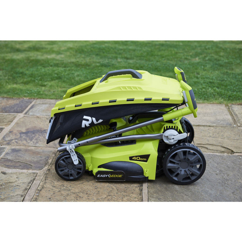 Tondeuse 1800 W RYOBI RLM18E40H - Ø coupe 40 cm - ramassage et mulching - double poignée Vertebrae™