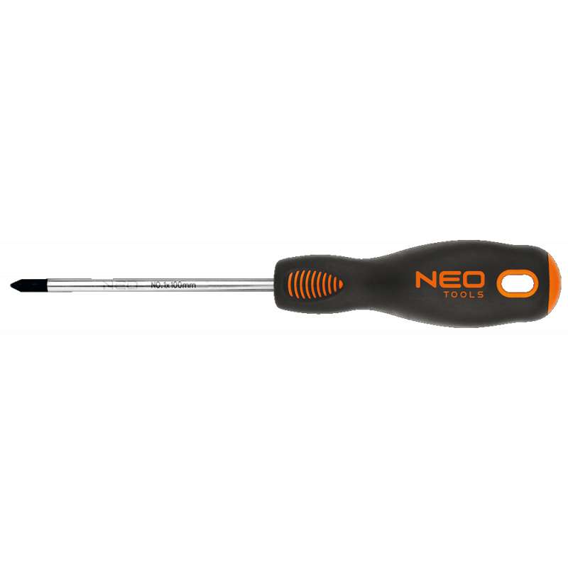 Tournevis cruciforme POZIDRIV PZ2 x 100 mm NEO TOOLS 04-034