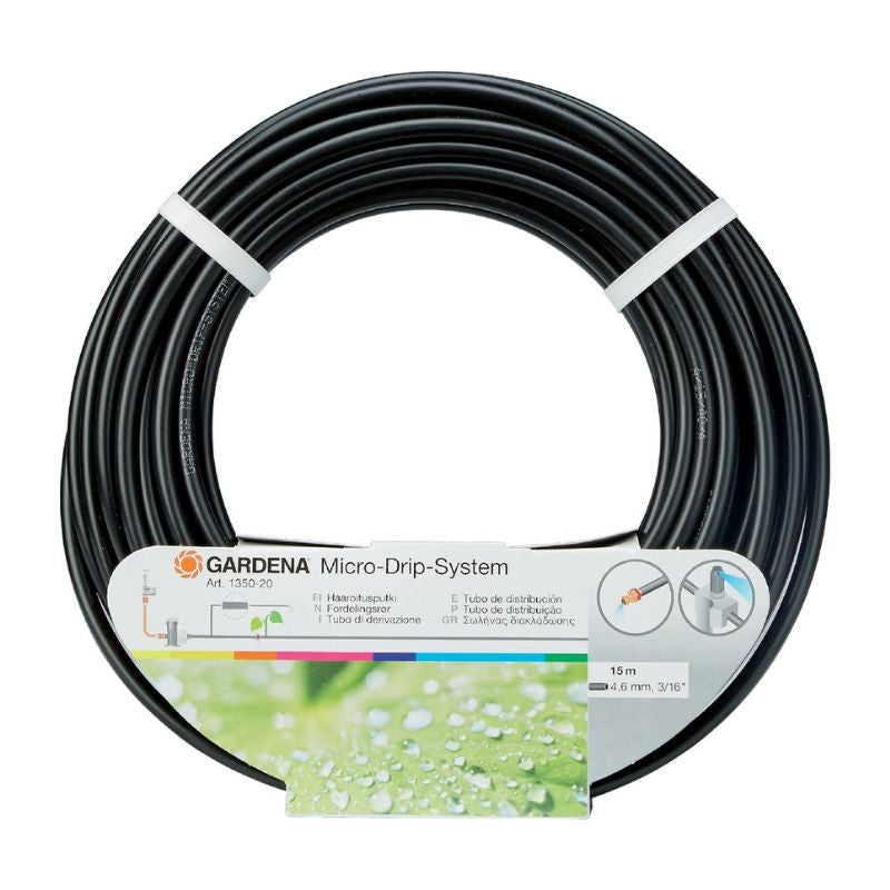 Tuyau pour arrosage goutte-à-goutte GARDENA 1350-20 - Ø4,6mm (3/16") - 15m