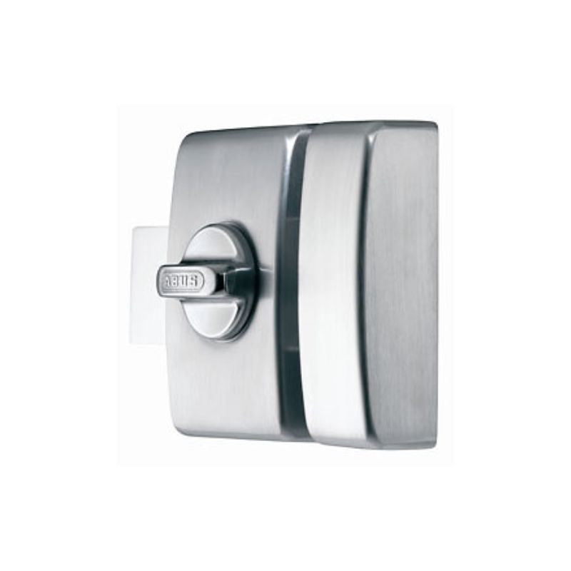 Verrou à bouton sans vis Abus aluminium avec 4 clés inclus