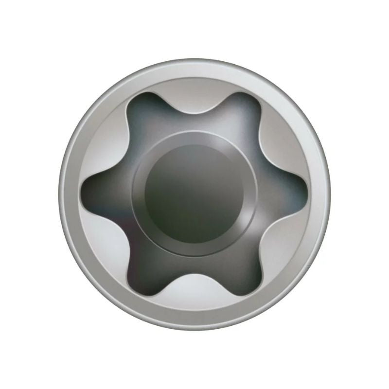 Vis à bois pour terrasse tête cylindrique filetage de fixation T-STAR plus T25 inox A2 (180 pcs)- SPAX